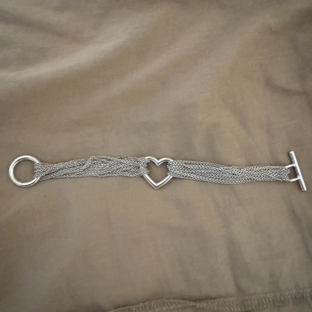 Tiffany & Co. Silver Heart Bracelet - Picture 5 of 5